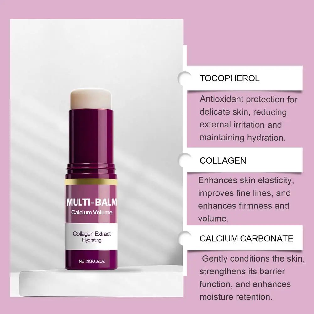 Calcium Volume Multi Balm Stick — Collagen Eye, Neck & Face Cream