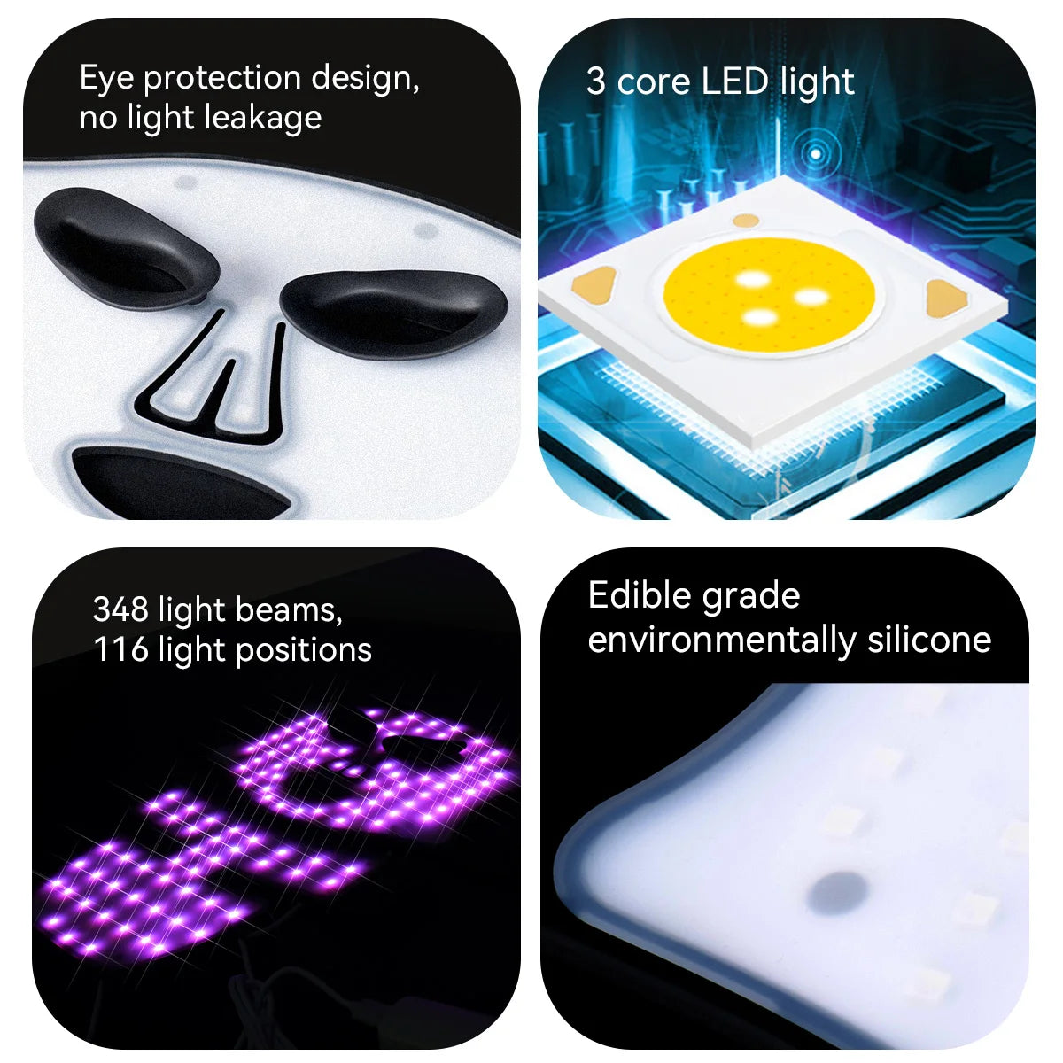 Lumière Glow Pro LED Therapy Mask — Face & Neck