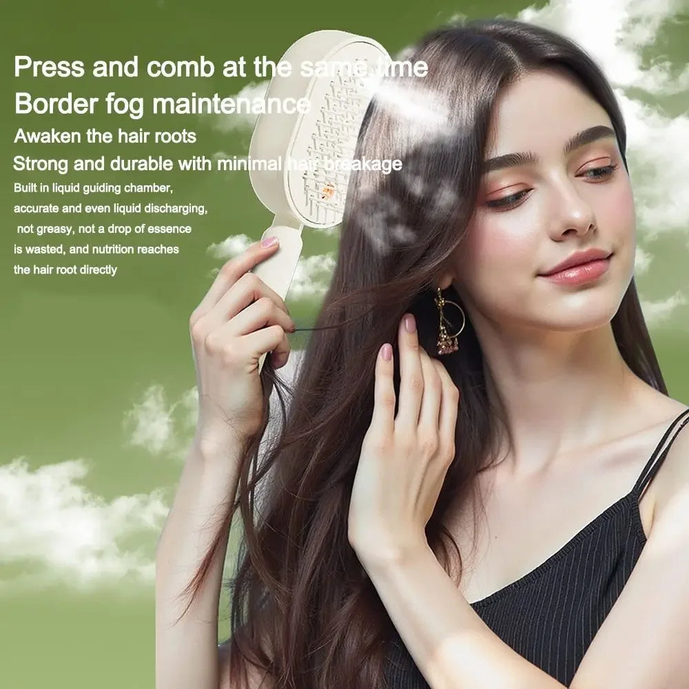 3-in-1 Scalp Massager – Spray, Essential Oil & Steam
