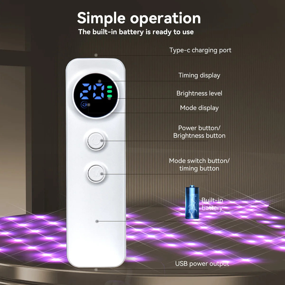 Lumière Glow Pro LED Therapy Mask — Face & Neck