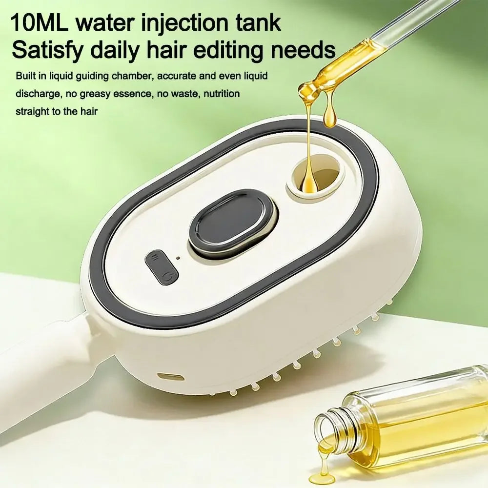 3-in-1 Scalp Massager – Spray, Essential Oil & Steam