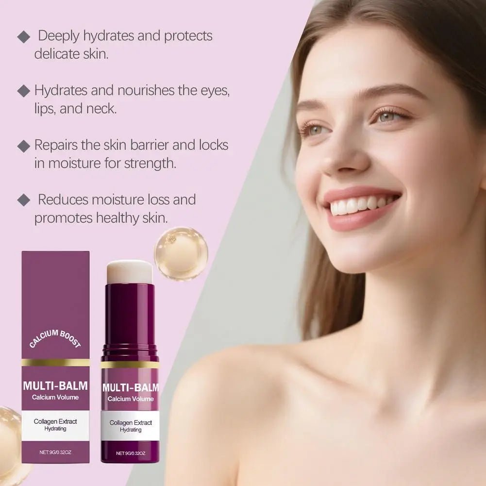 Calcium Volume Multi Balm Stick — Collagen Eye, Neck & Face Cream