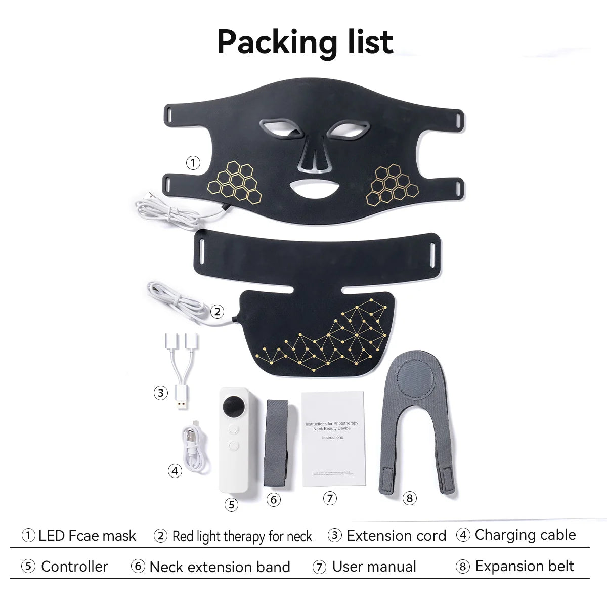 Lumière Glow Pro LED Therapy Mask — Face & Neck