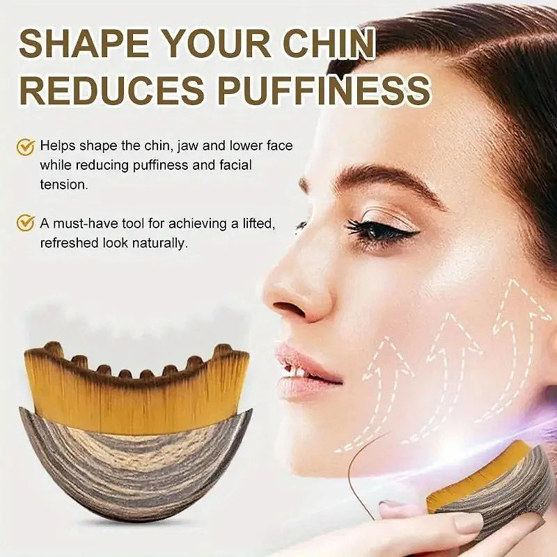 Lumière Glow Lymphatic Contour Face Brush — Sculpting & Drainage Massager