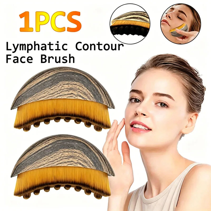 Lumière Glow Lymphatic Contour Face Brush — Sculpting & Drainage Massager